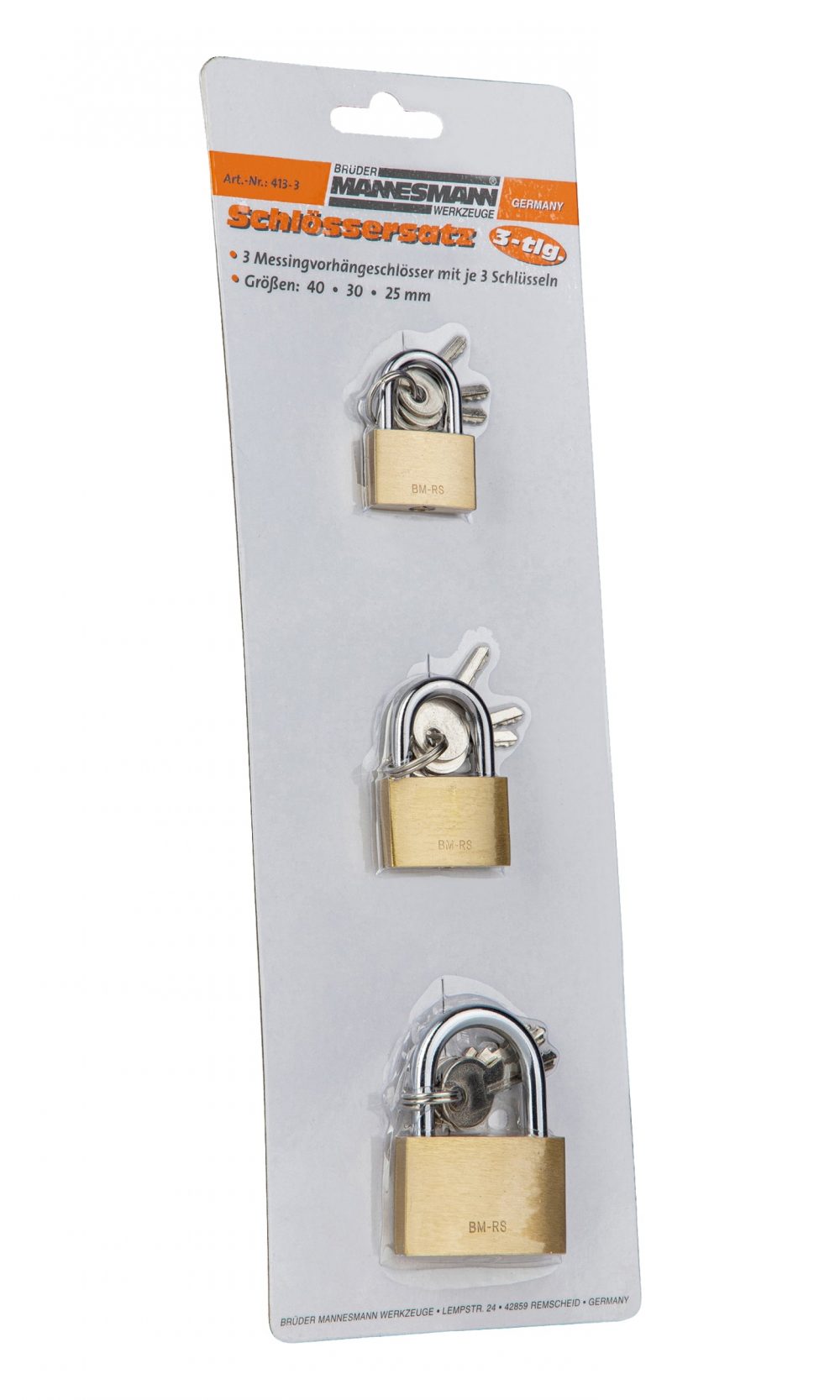 مجموعة القفل 3 قطع. (25.30 + 40 ملم) SB