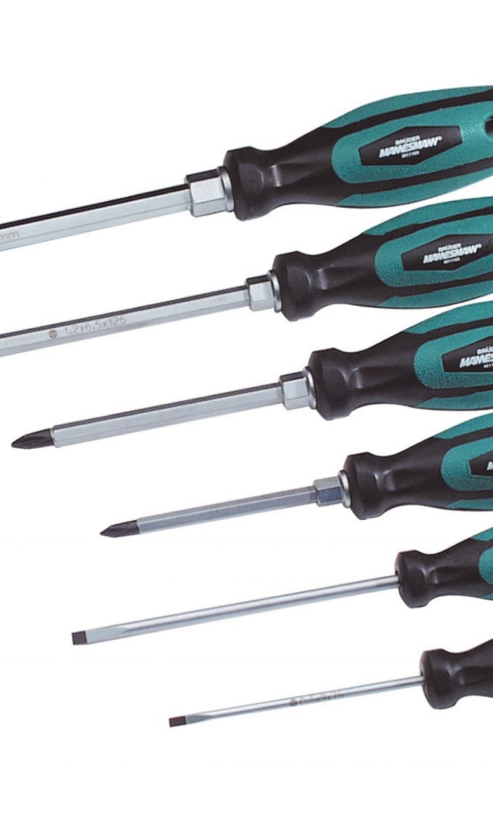 مجموعة مفك البراغي 6 قطع. وفقا ل DIN