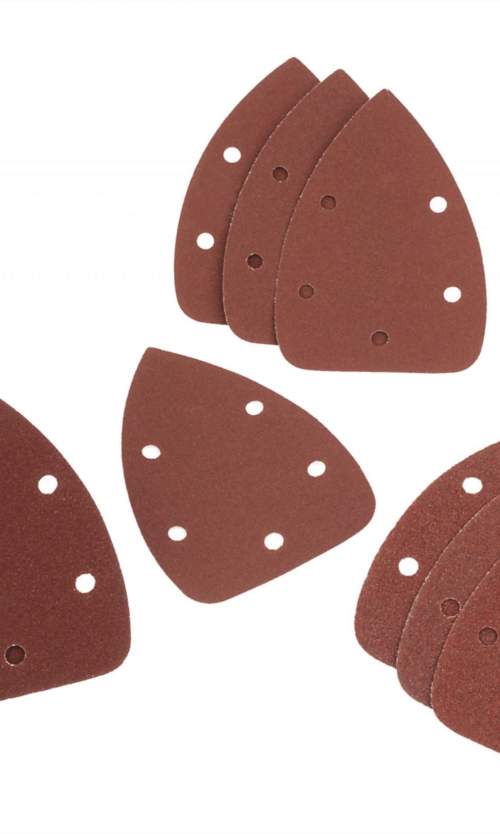 طقم ورق صنفرة، 10 قطع، للصنفرة المدارية