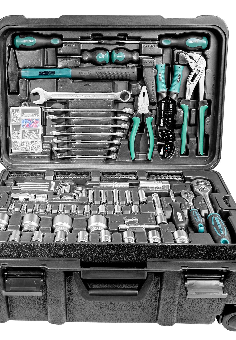 علبة أدوات متنقلة ، 122 قطعة.