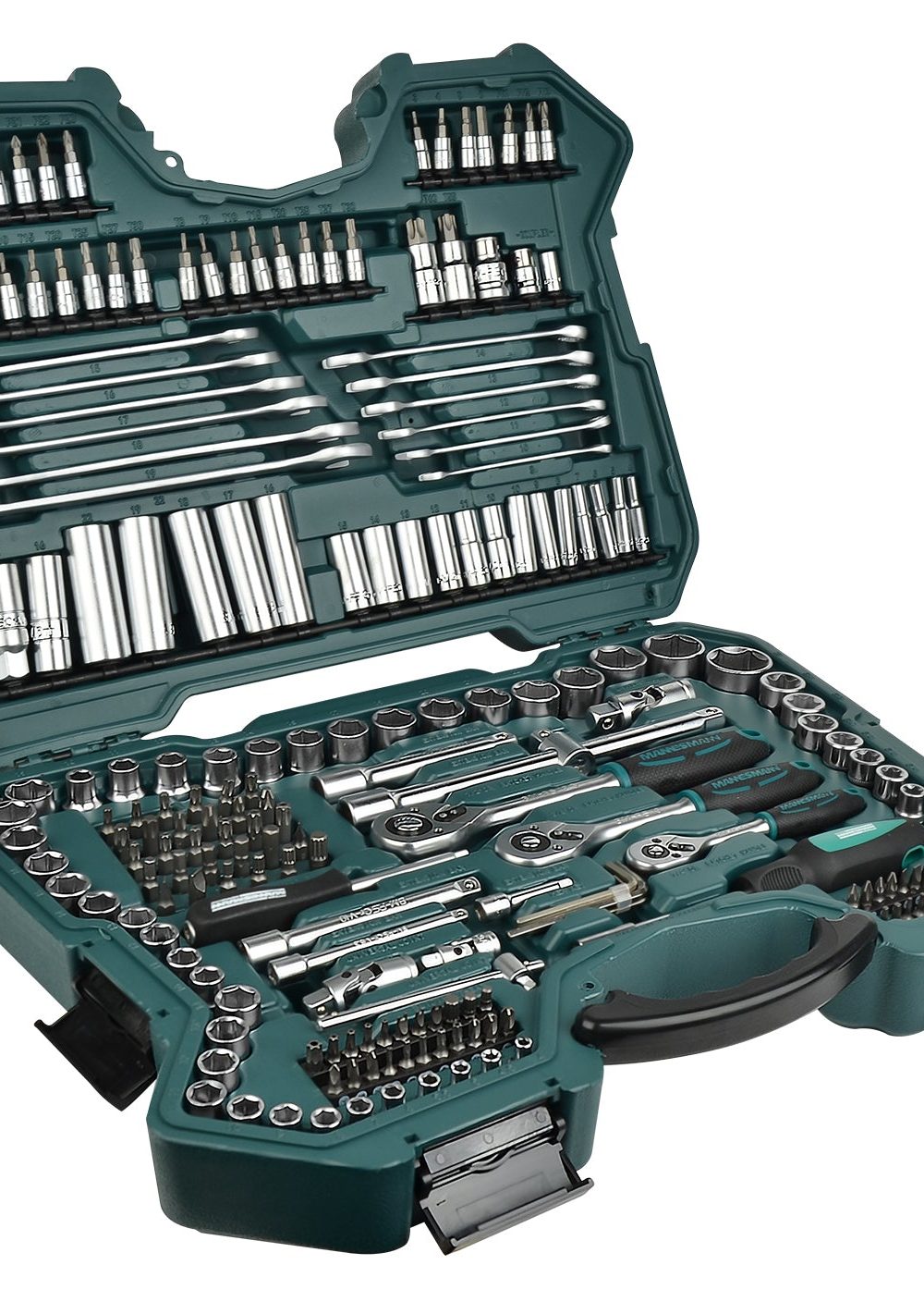 مجموعة وجع المقبس 215 قطعة. 1/4"+3/8"+1/2"