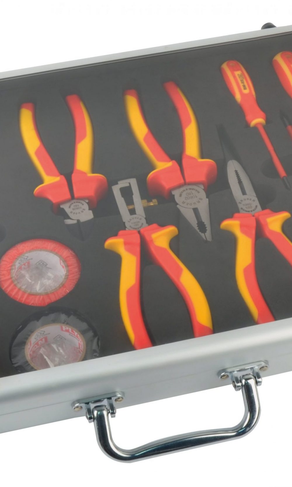 مفك براغي VDE + طقم كماشة ، 13 قطعة.