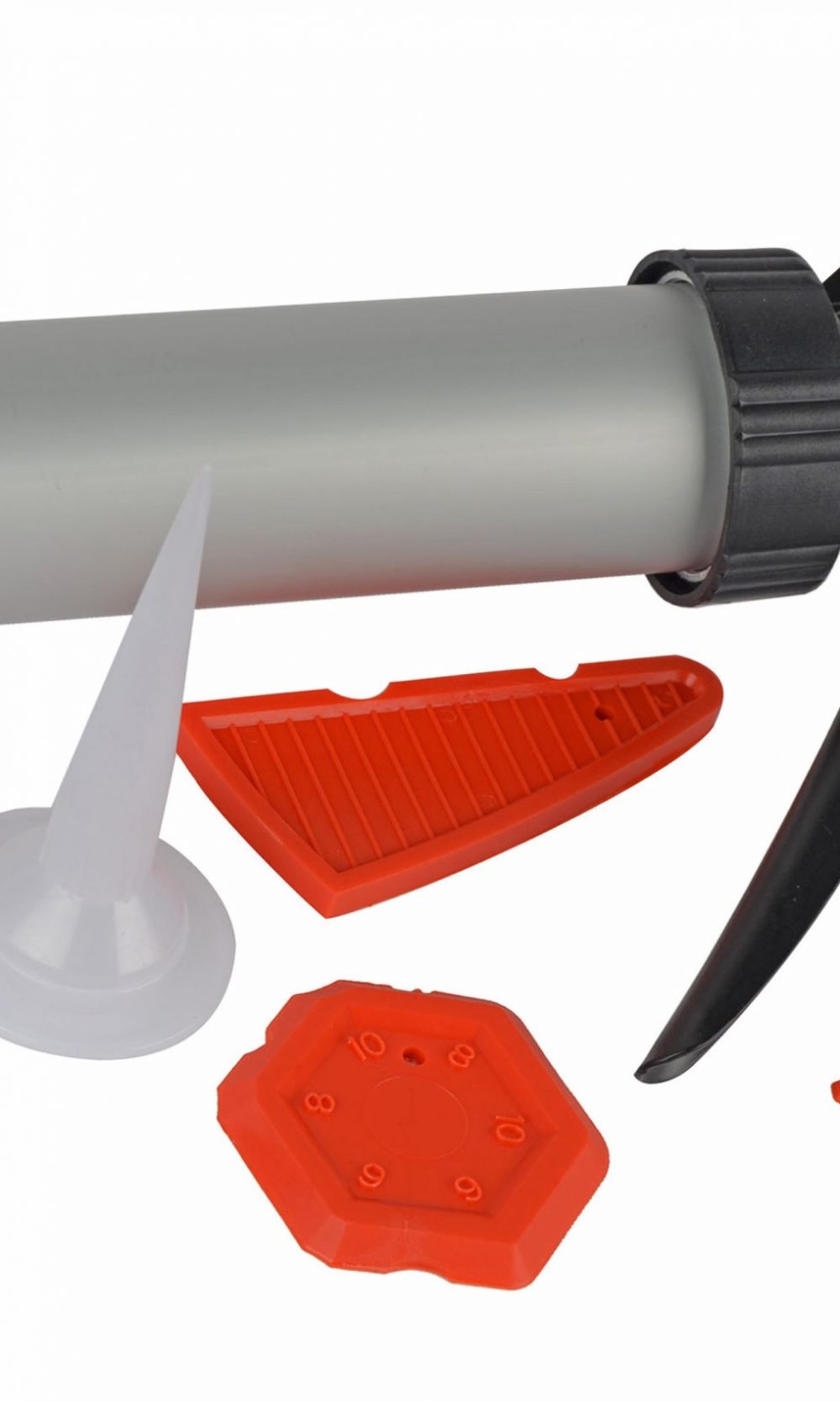 مكبس سيليكون مع ملحقات، 6 قطع. جبر