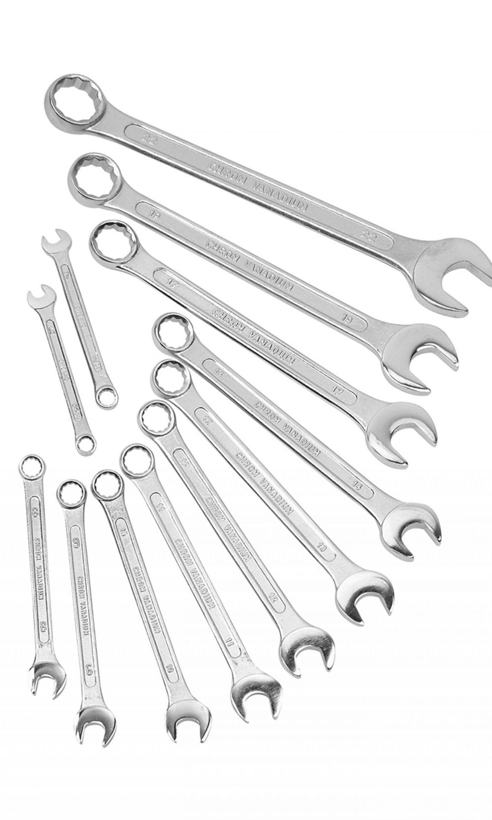 طقم مفتاح ربط دائري مفتوح ، 12 قطعة ، 6-22 مم ، CV ، GS