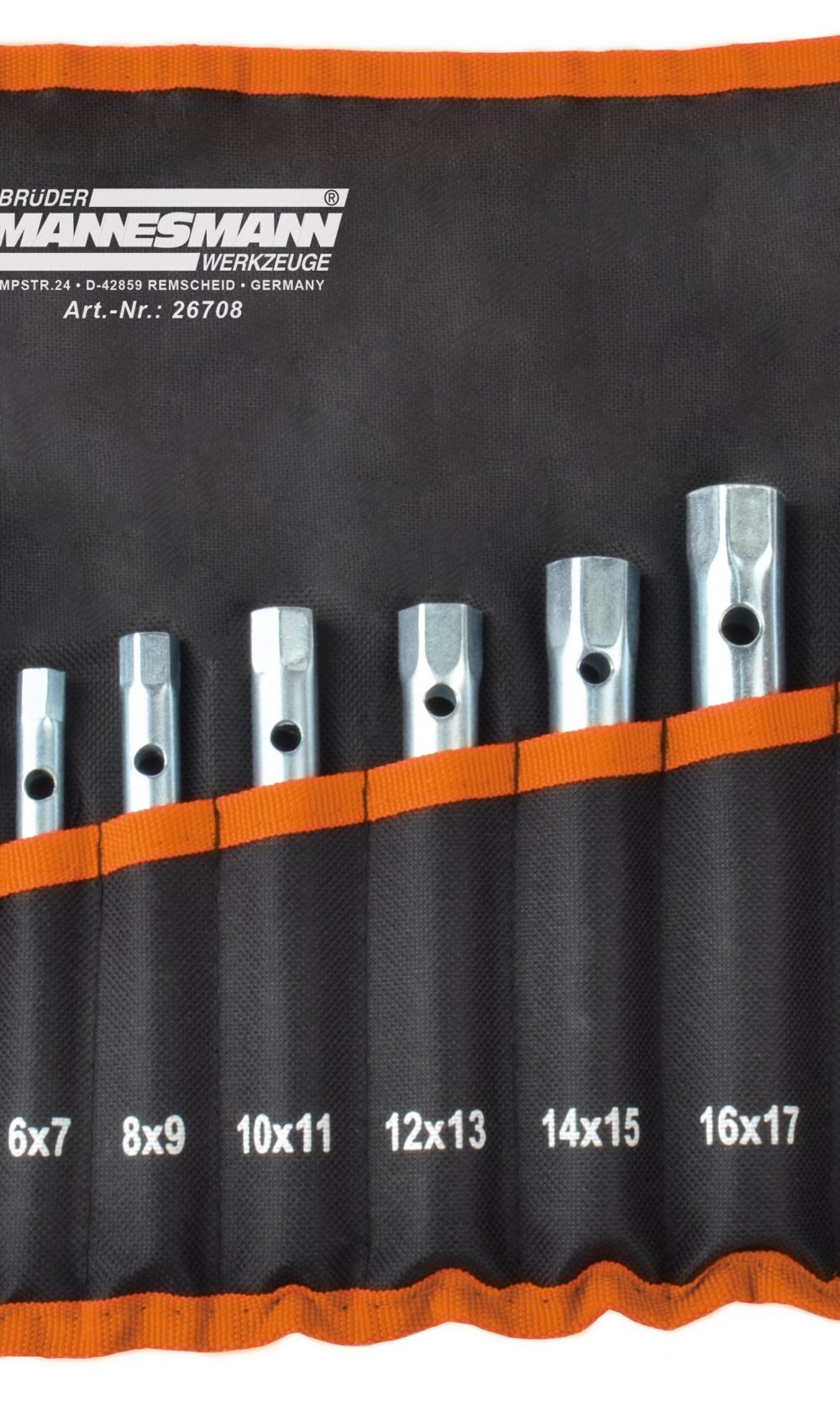 طقم مفتاح ربط أنبوبي ، 8 قطع.