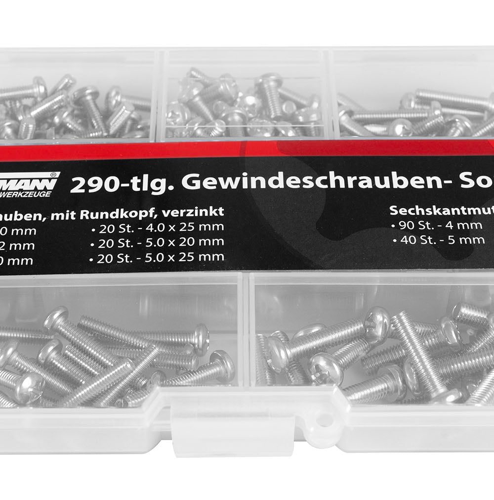 تشكيلة لولبية ملولبة ، 290 قطعة.