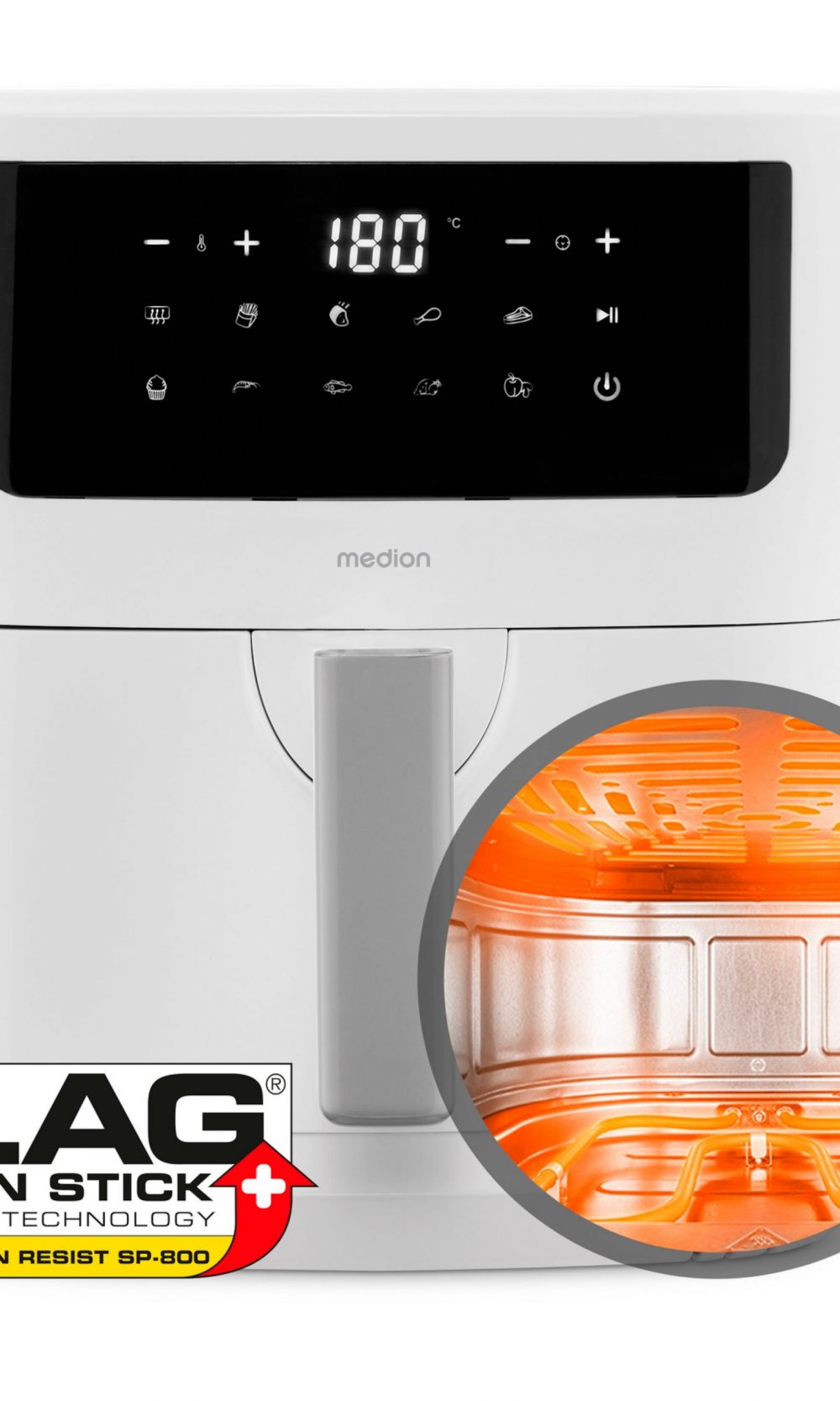 لايف® P10 XL الثنائي غير لامع قلاية هوائية MD 11750