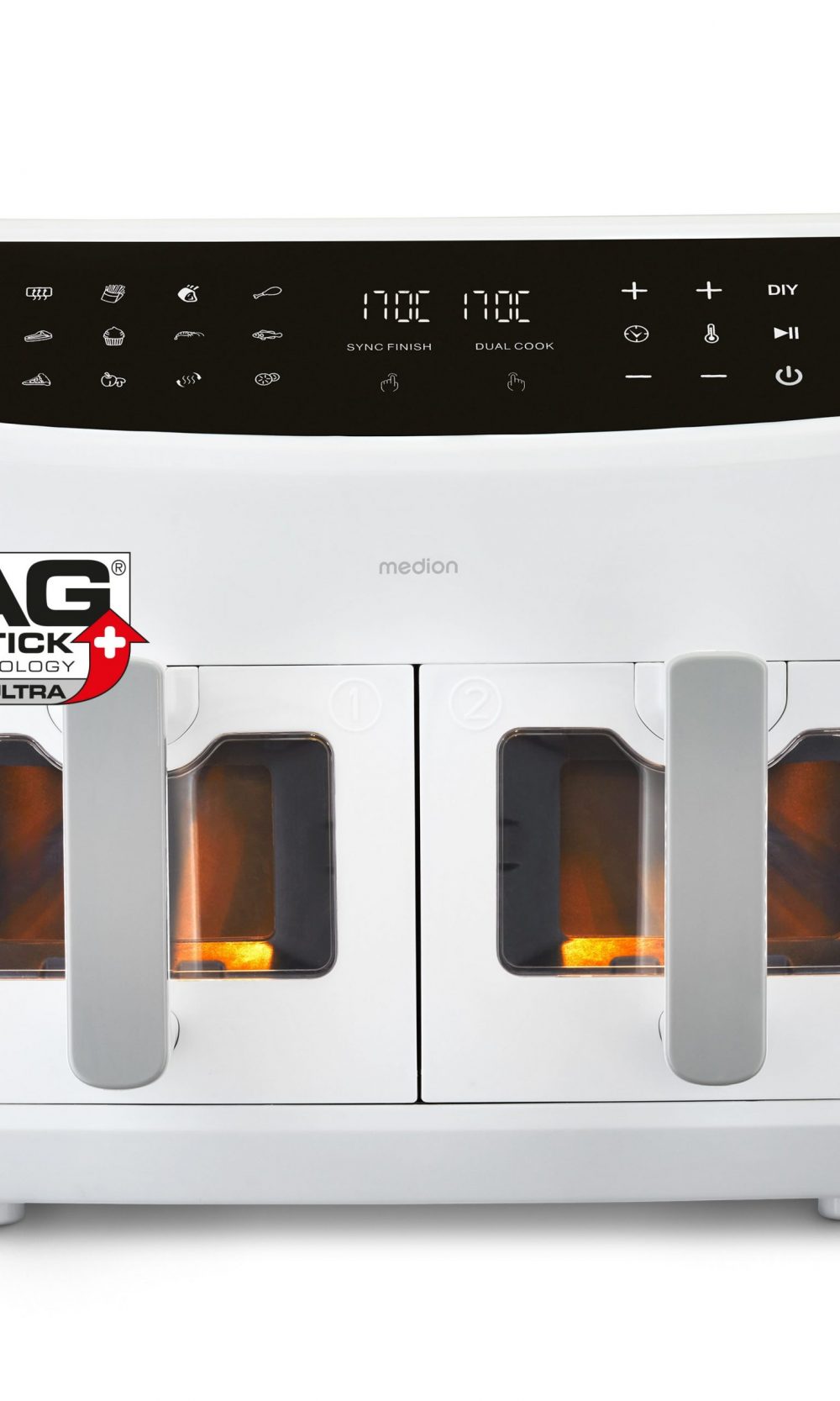 لايف® P20 XXL قلاية هوائية مزدوجة المنطقة MD 11760