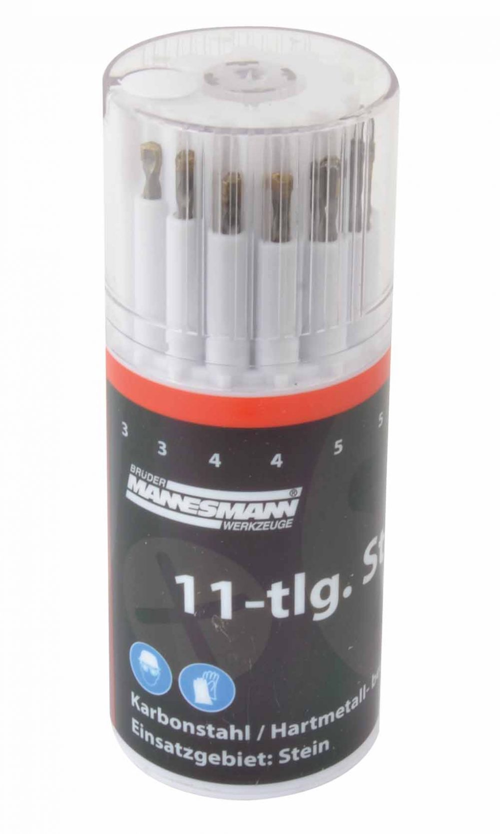 مجموعة مثقاب البناء ، 11 قطعة.