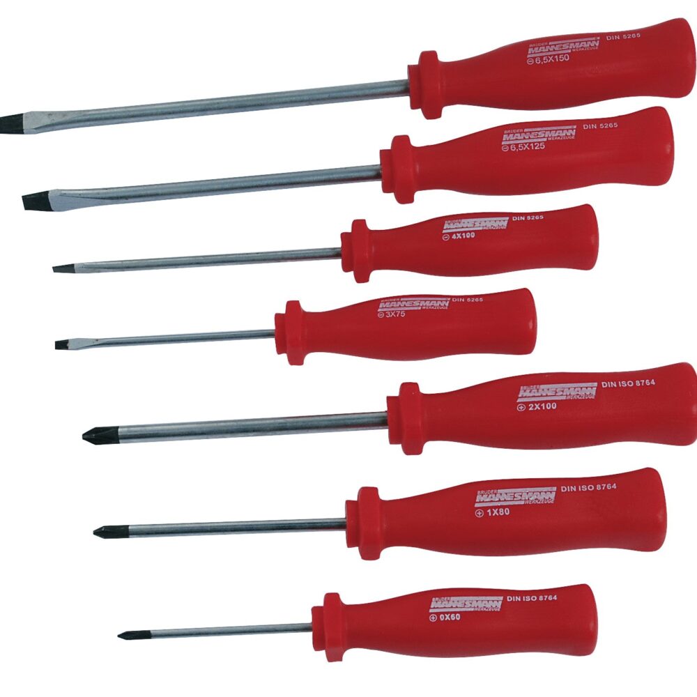 طقم مفك براغي ، 7 قطع.