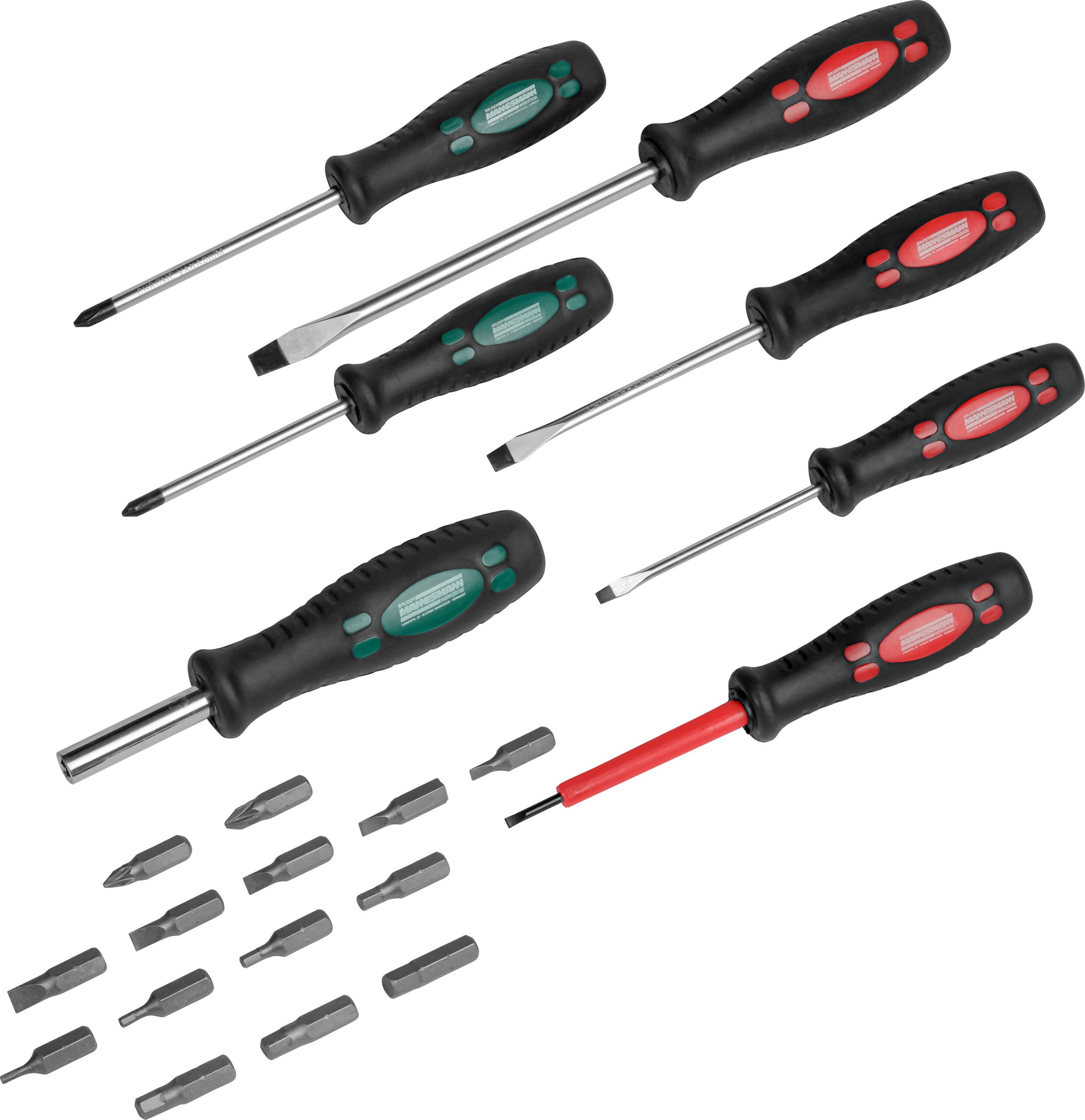 مجموعة مفك البراغي 21 قطعة ، مع البتات