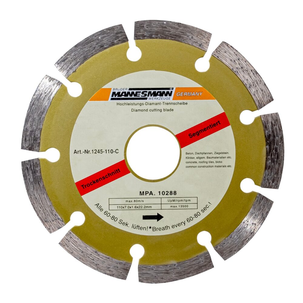 قرص قطع الماس ، مجزأ ،