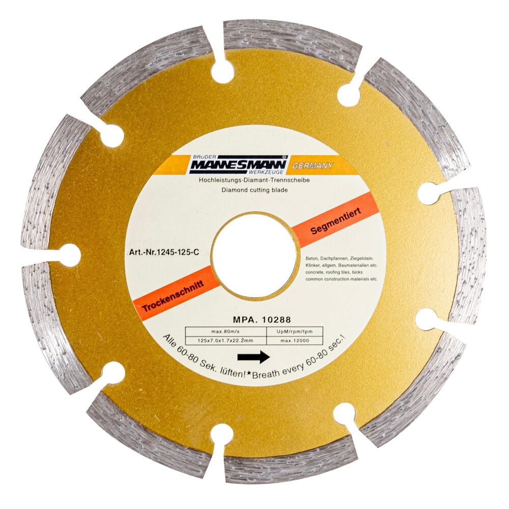 قرص قطع الماس ، مجزأ ،