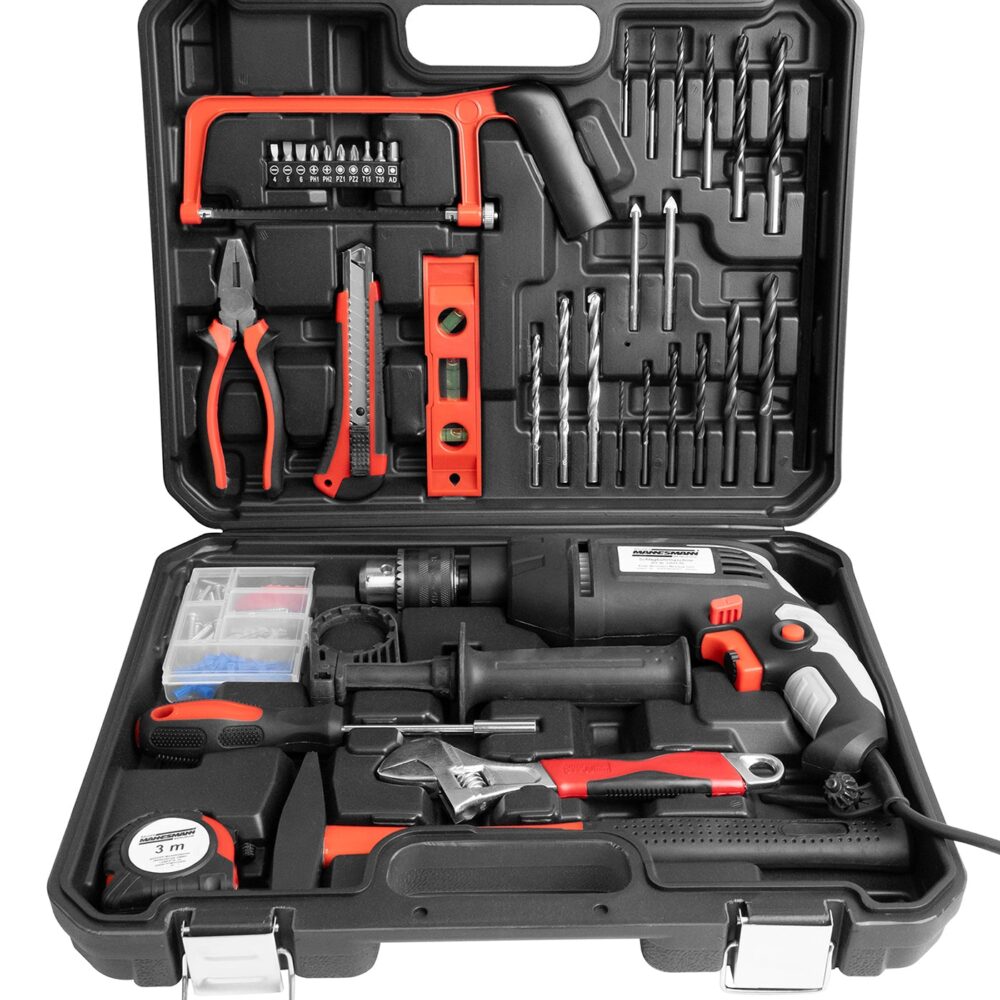 علبة أدوات ، 36 قطعة. مع مثقاب الصدمات