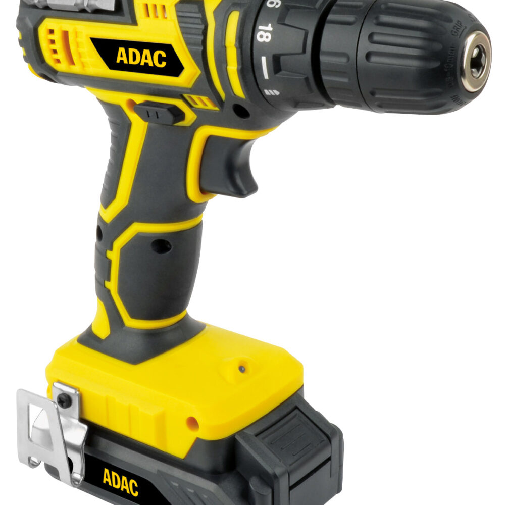 مثقاب لاسلكي من ADAC 20 فولت ، ليثيوم أيون