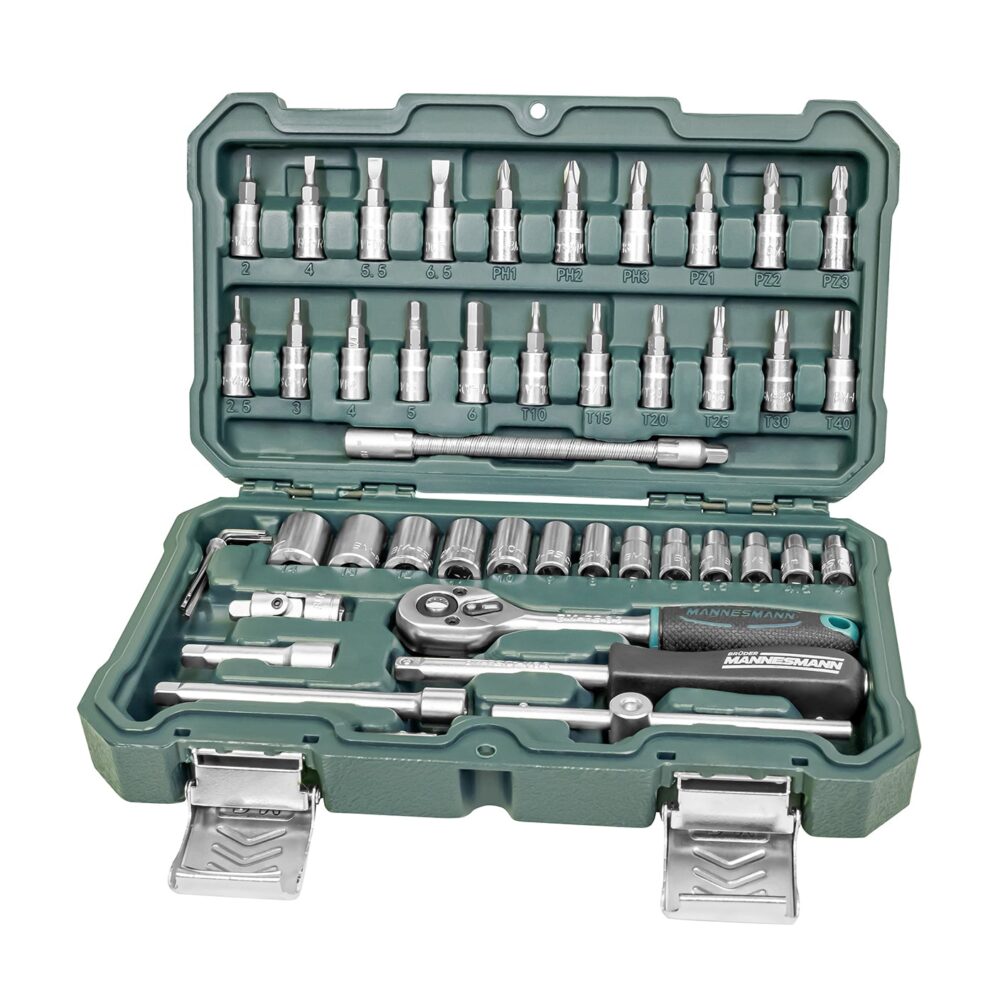 مجموعة وجع المقبس 1/4 "، 46 قطعة ،