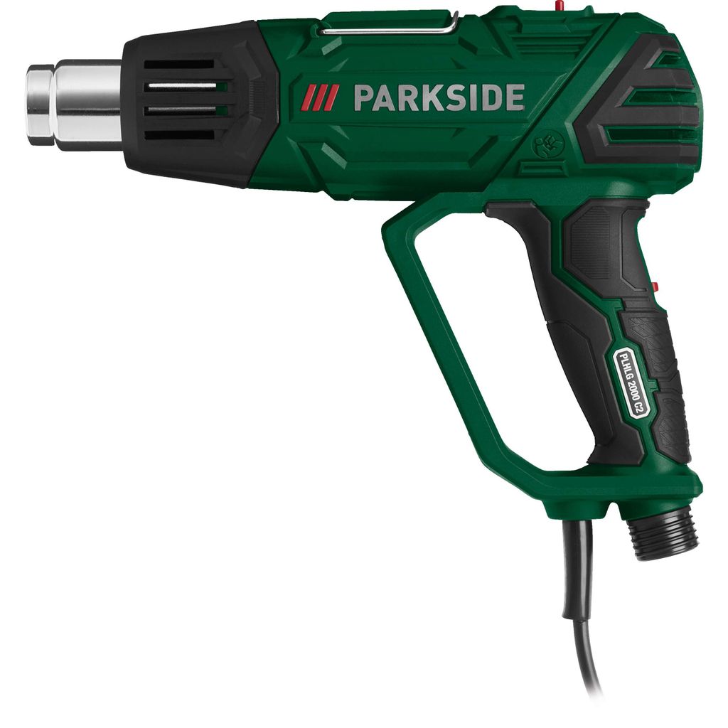 بارك سايد 2in1 بندقية هواء ساخن ذات مقبض طويل / قاتل الحشائش PLHLG 2000 C2