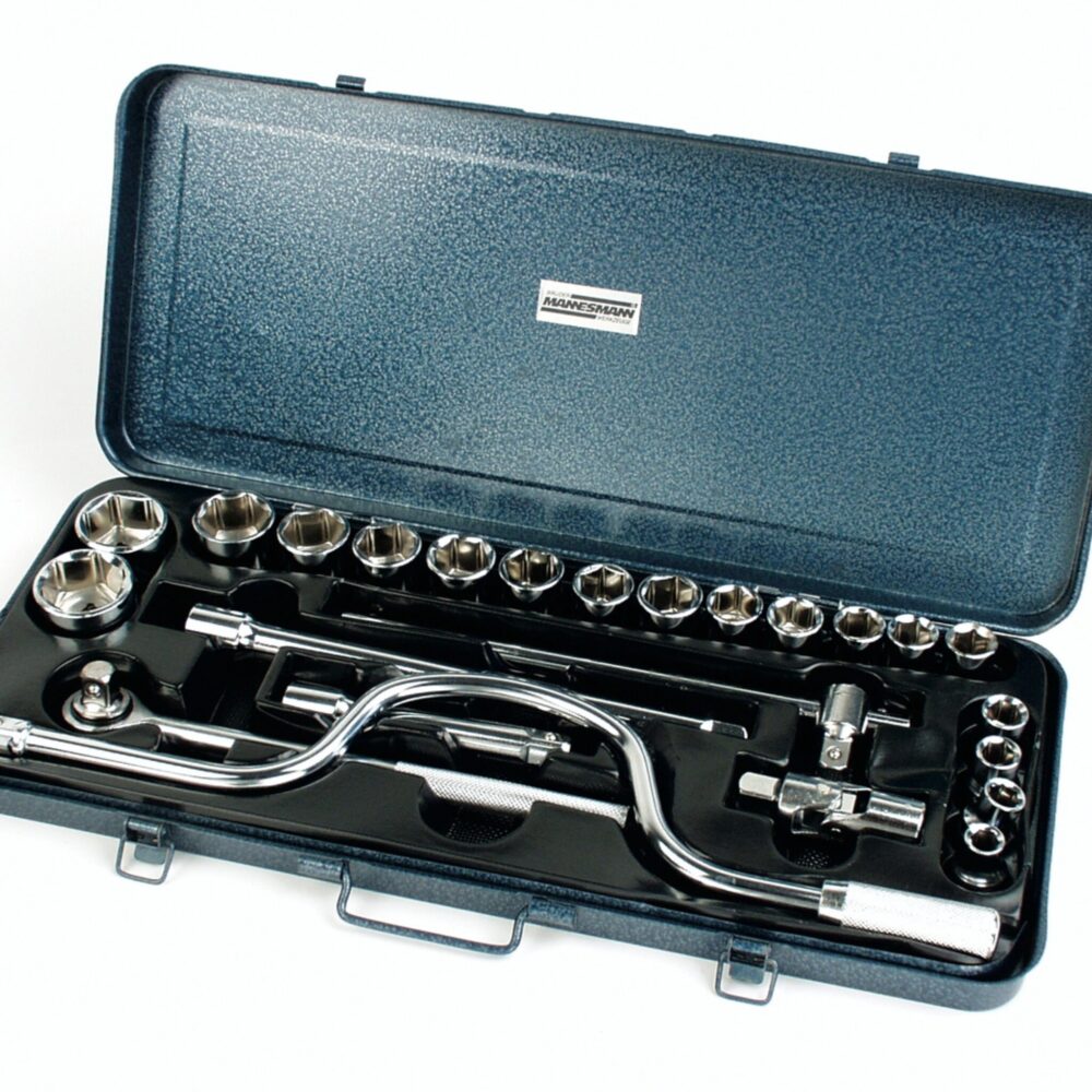 طقم مفتاح ربط مقبس 24 قطعة ، 1/2 "