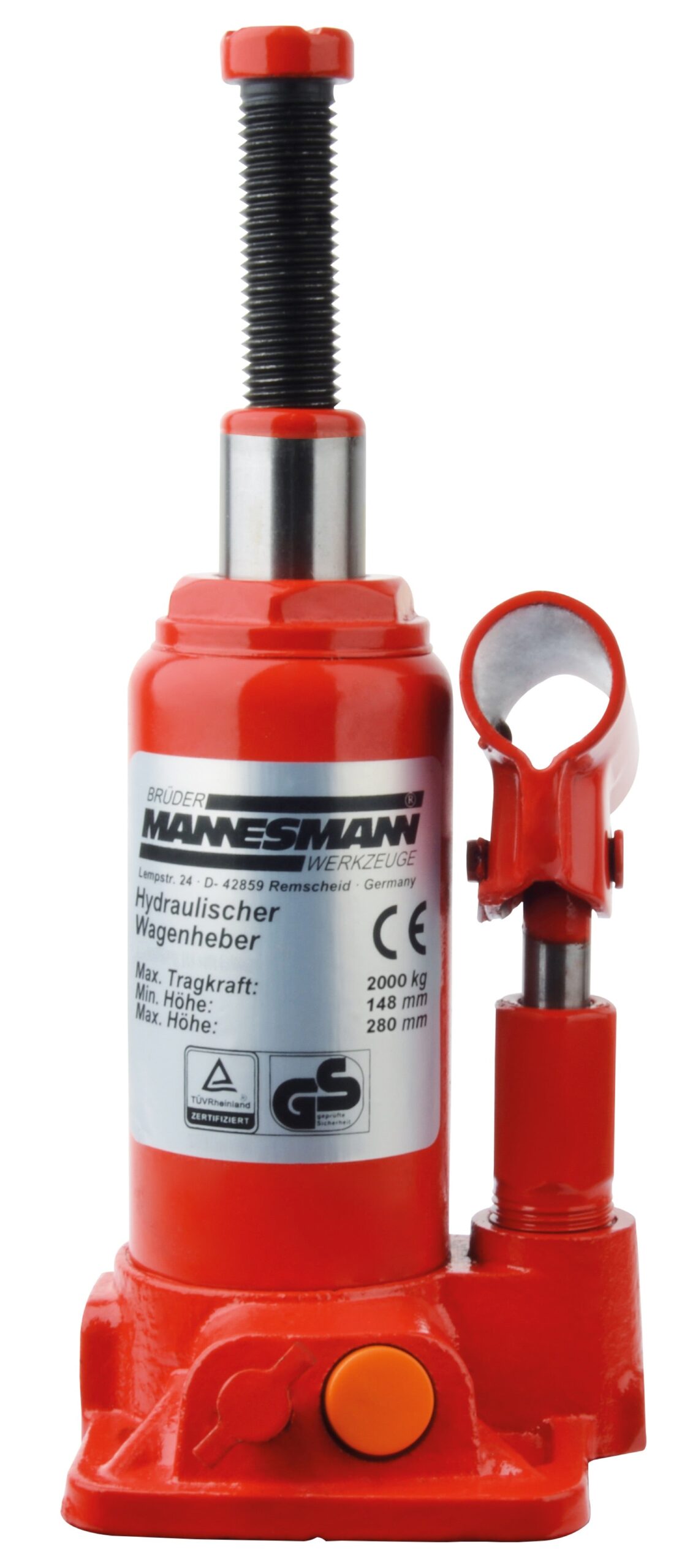 جاك هيدروليكي 2 طن ، TÜV / GS