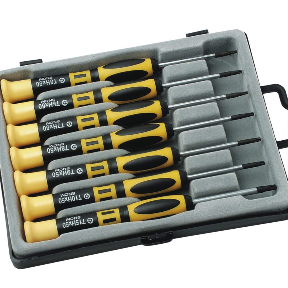 طقم ميكانيكي الدقة T-Profile 7 قطع.