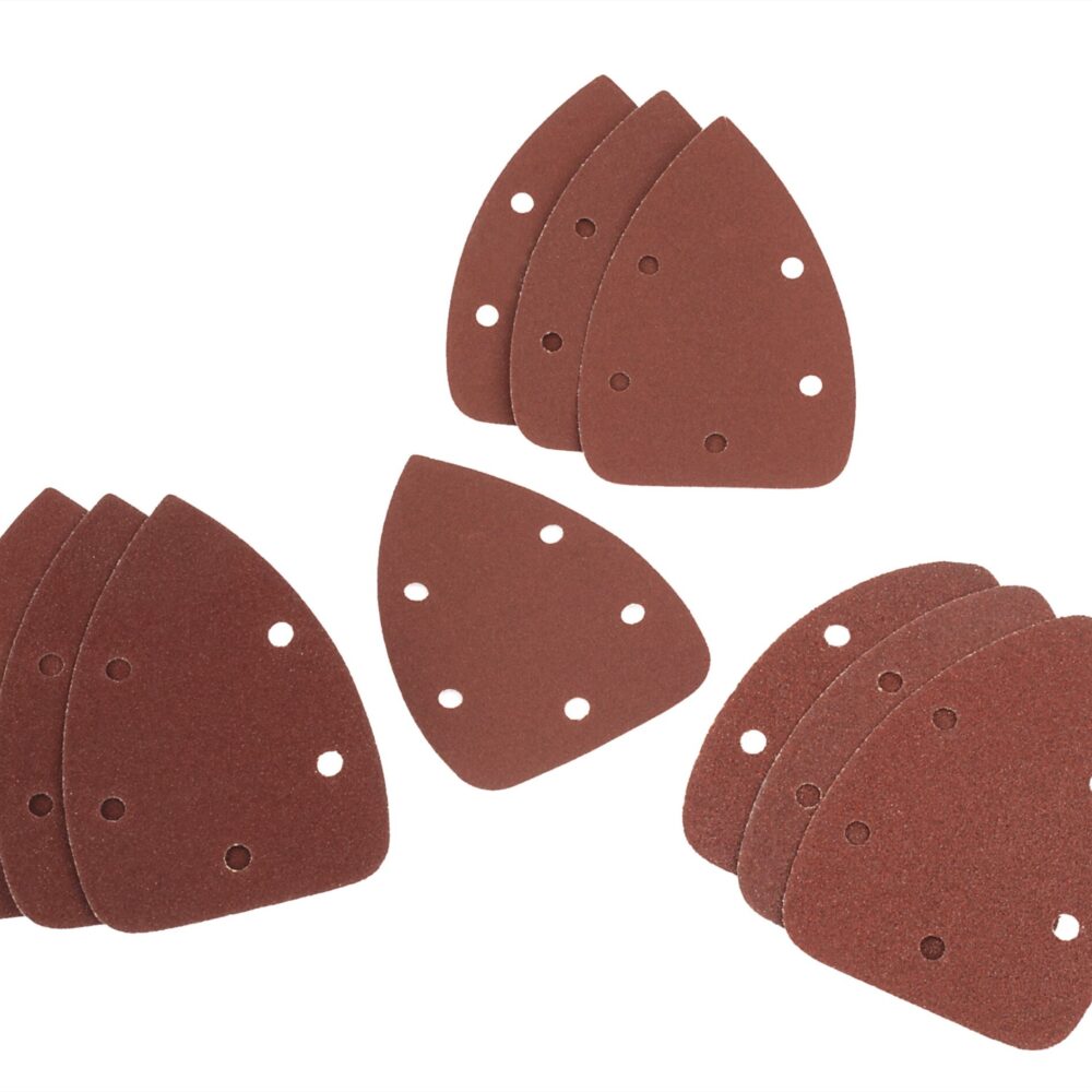 طقم ورق صنفرة، 10 قطع، للصنفرة المدارية