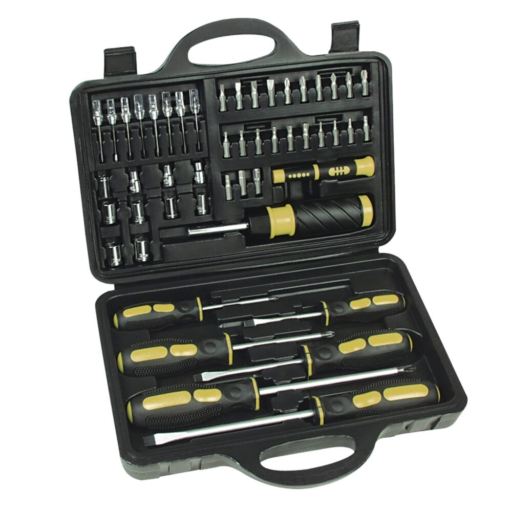 مفك البراغي / مجموعة البتات ، 49 قطعة.