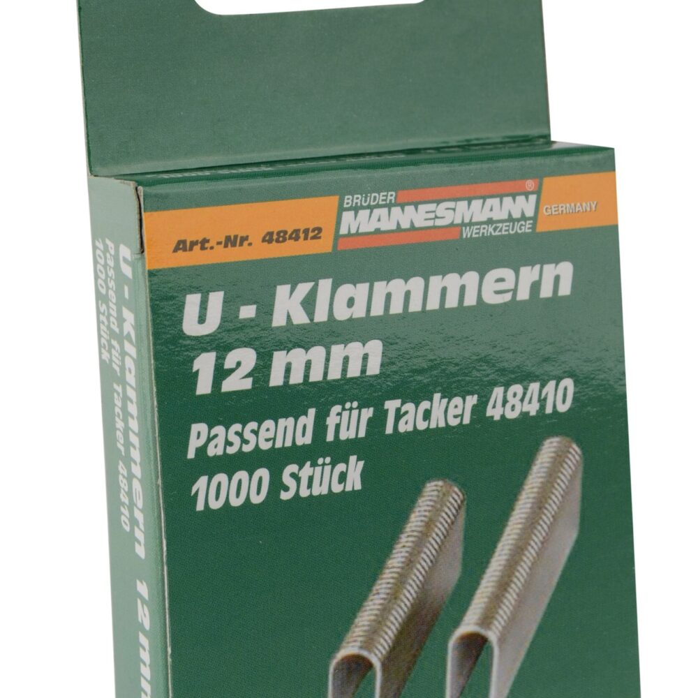 مشابك بديلة 12 مم على شكل حرف U ، للدباسة 48410