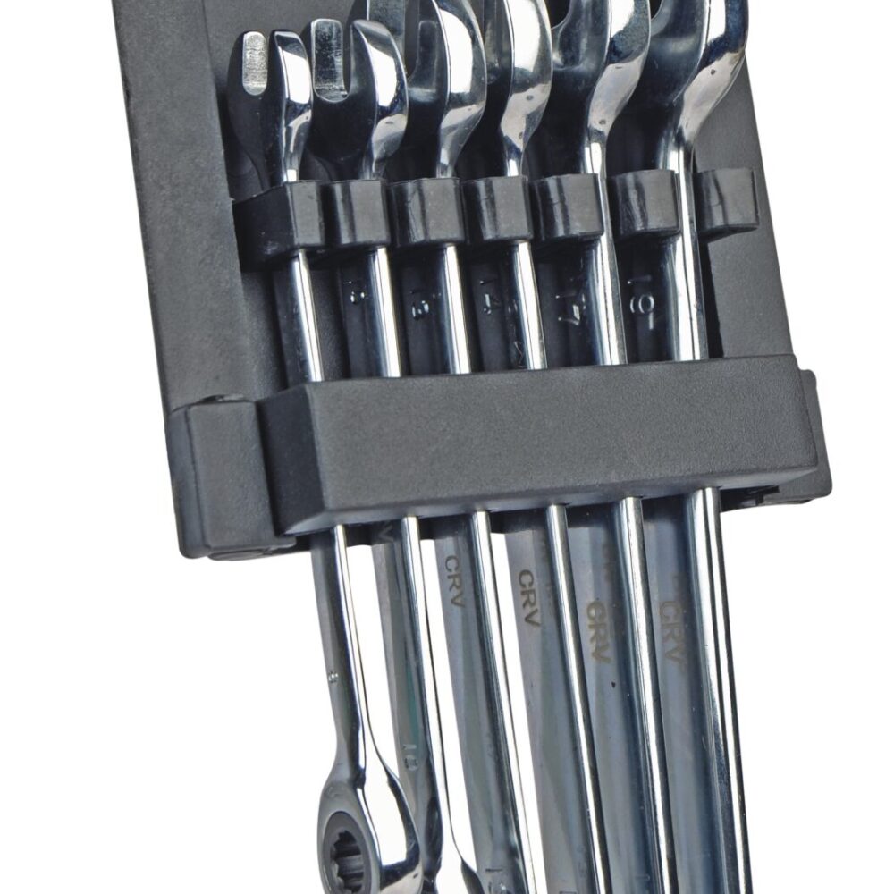 طقم مفتاح ربط حلقة سقاطة شوكة 6 قطع.