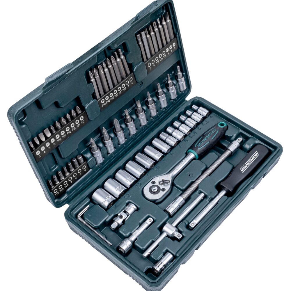 65 قطعة. مجموعة وجع المقبس 1/4 "