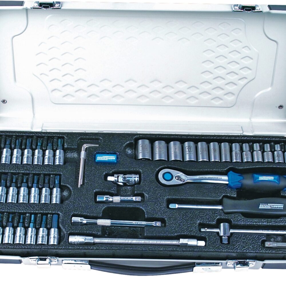 مجموعة وجع المقبس 1/4 بوصة ، 46 قطعة.