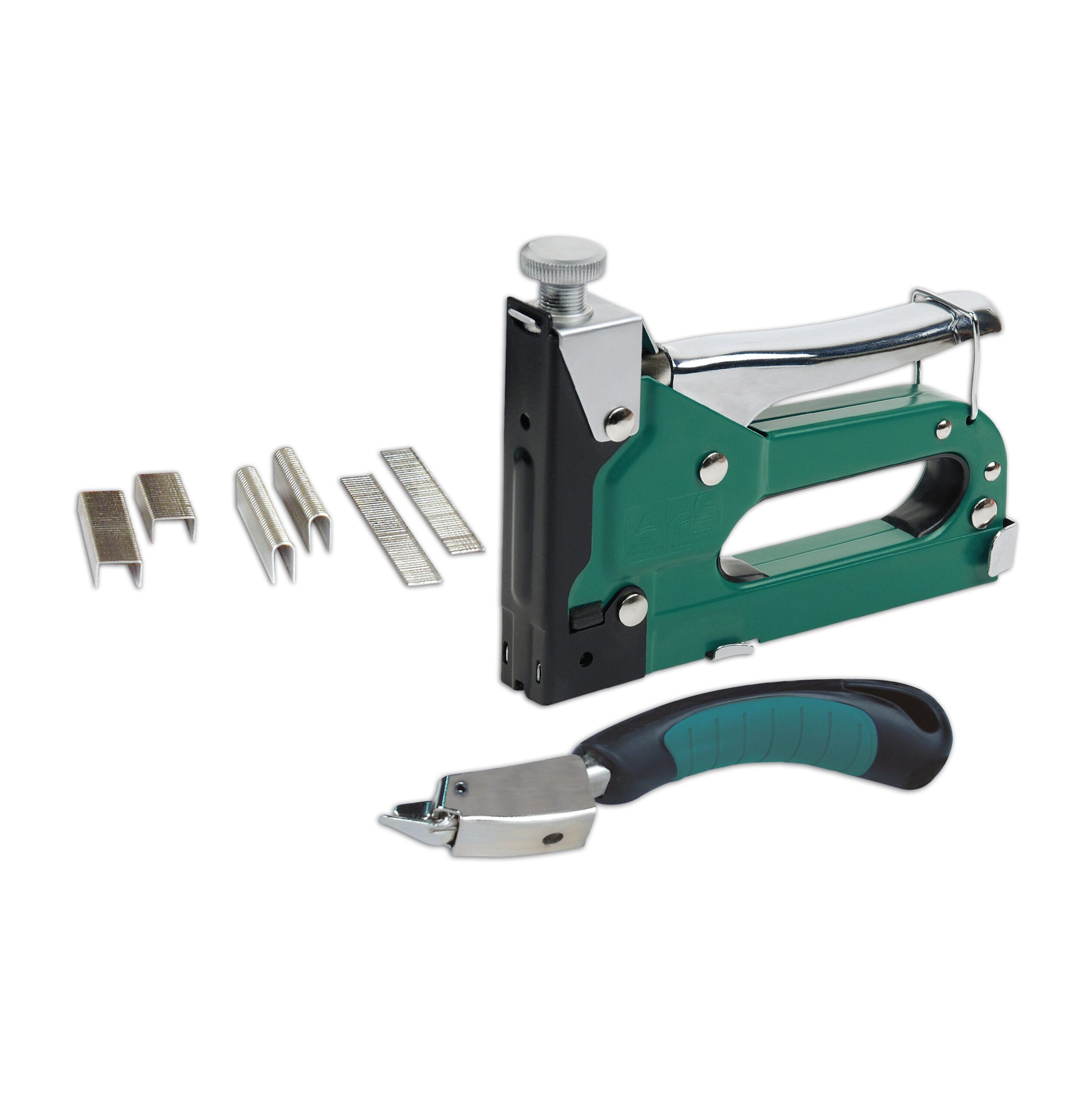 دباسة + مزيل دبابيس + دبابيس في مجموعة