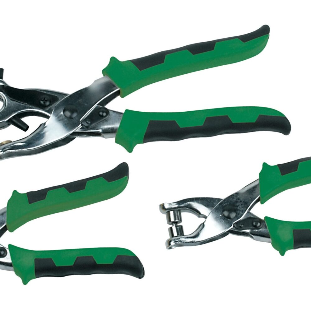 مجموعة كماشة ثقب وثقب