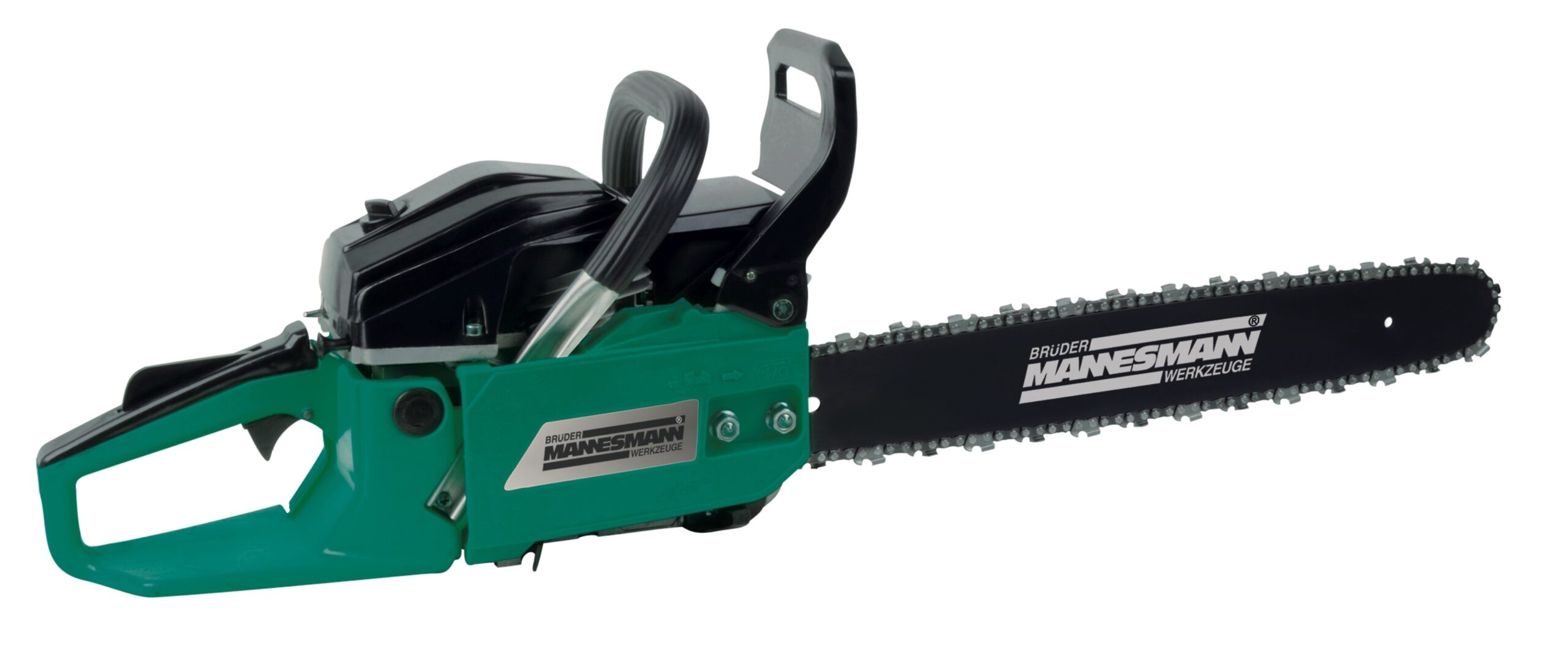 بالمنشار البنزيني