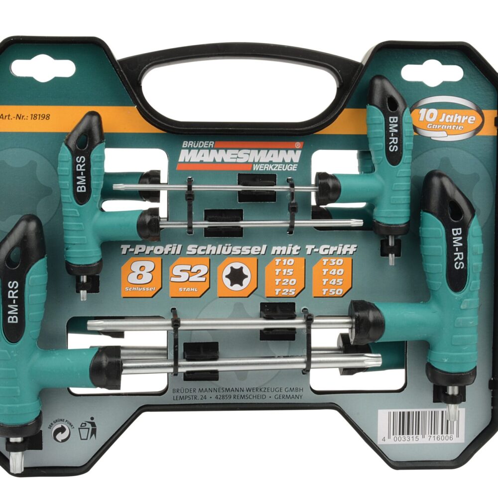 8 قطع. مجموعة مقبض T-Screw