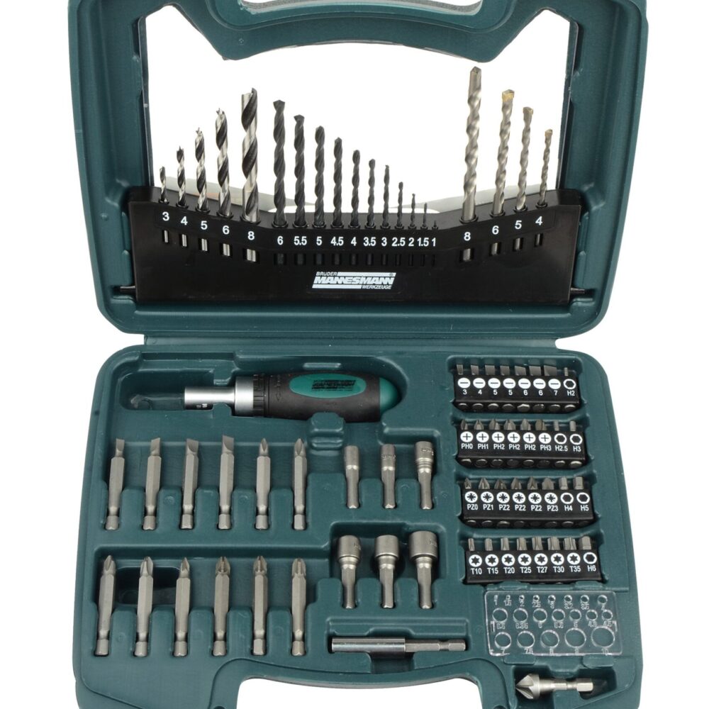 مجموعة الحفر والبت ، 75 قطعة.