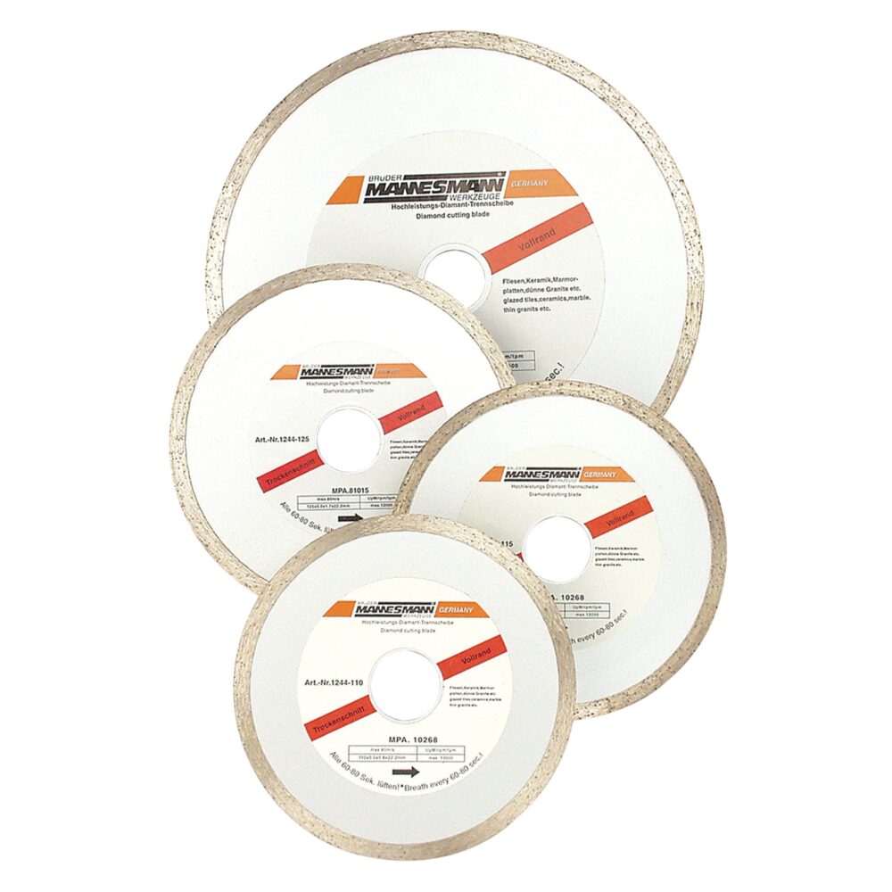 عجلة قطع الماس ، حافة كاملة ، قطر. 110 ملم