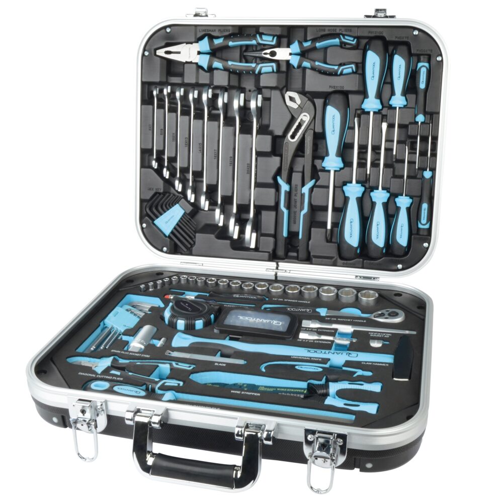 QUANTOOL - مجموعة أدوات ، 110 قطعة.