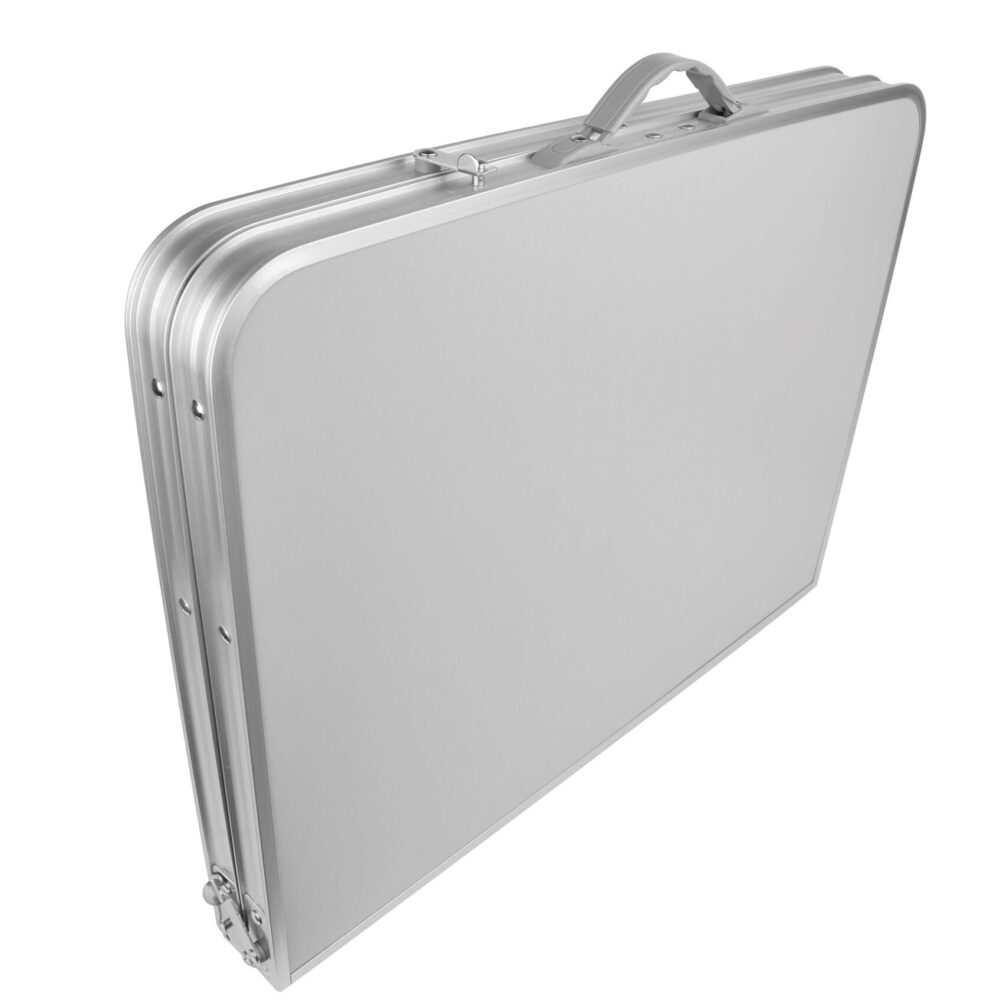 طاولة تخييم من الألومنيوم ، قابلة للطي