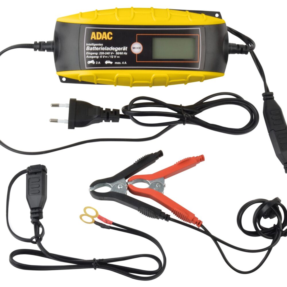 شاحن بطارية ADAC 6/12V مع مشبك مريح
