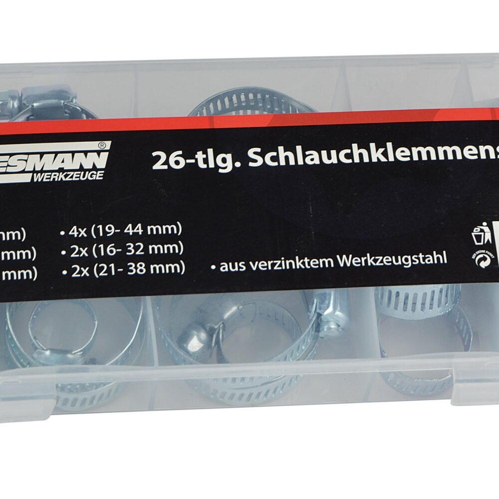 مجموعة مشبك خرطوم 26 قطعة.