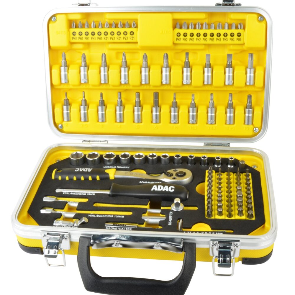 مجموعة برغي وبت ADAC ، 116 قطعة.