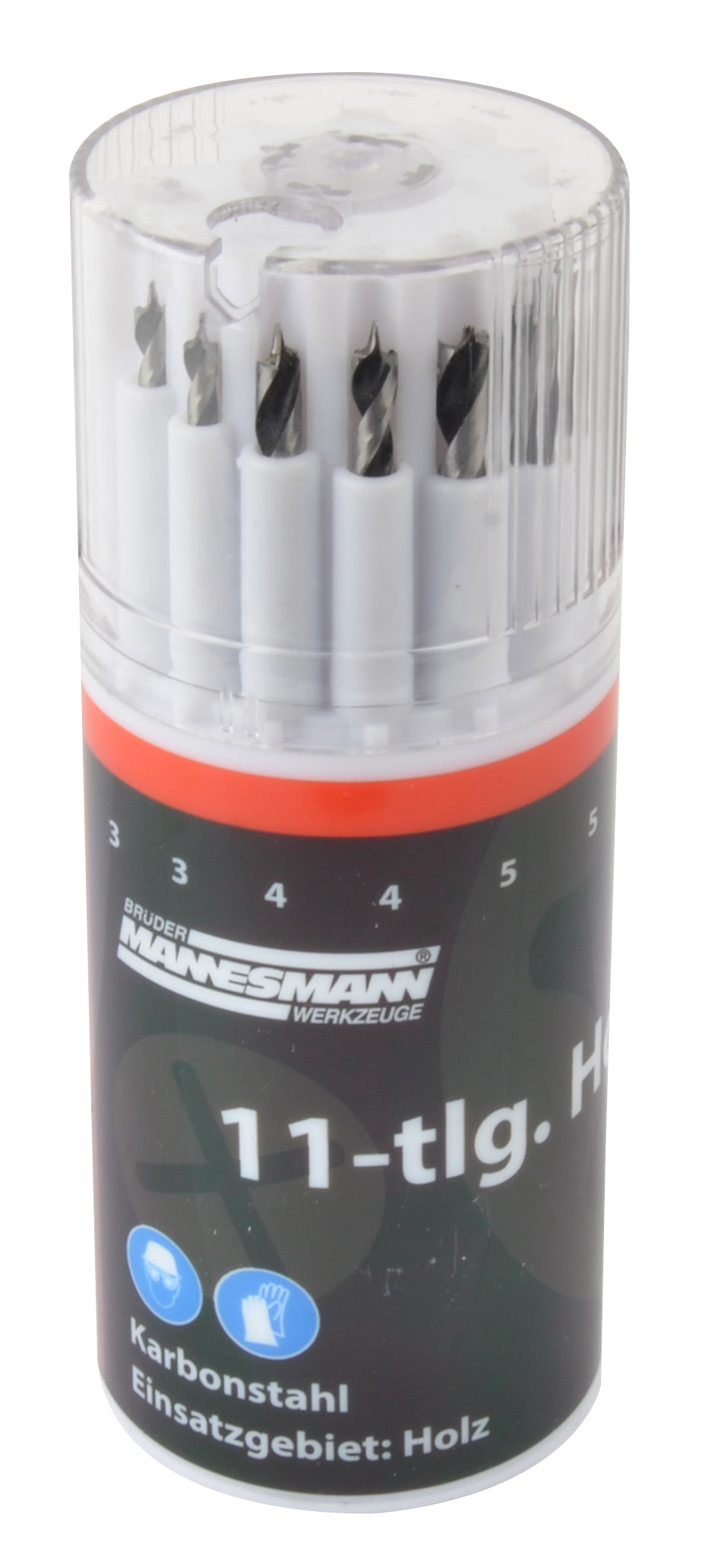 طقم مثقاب خشبي ، 11 قطعة.