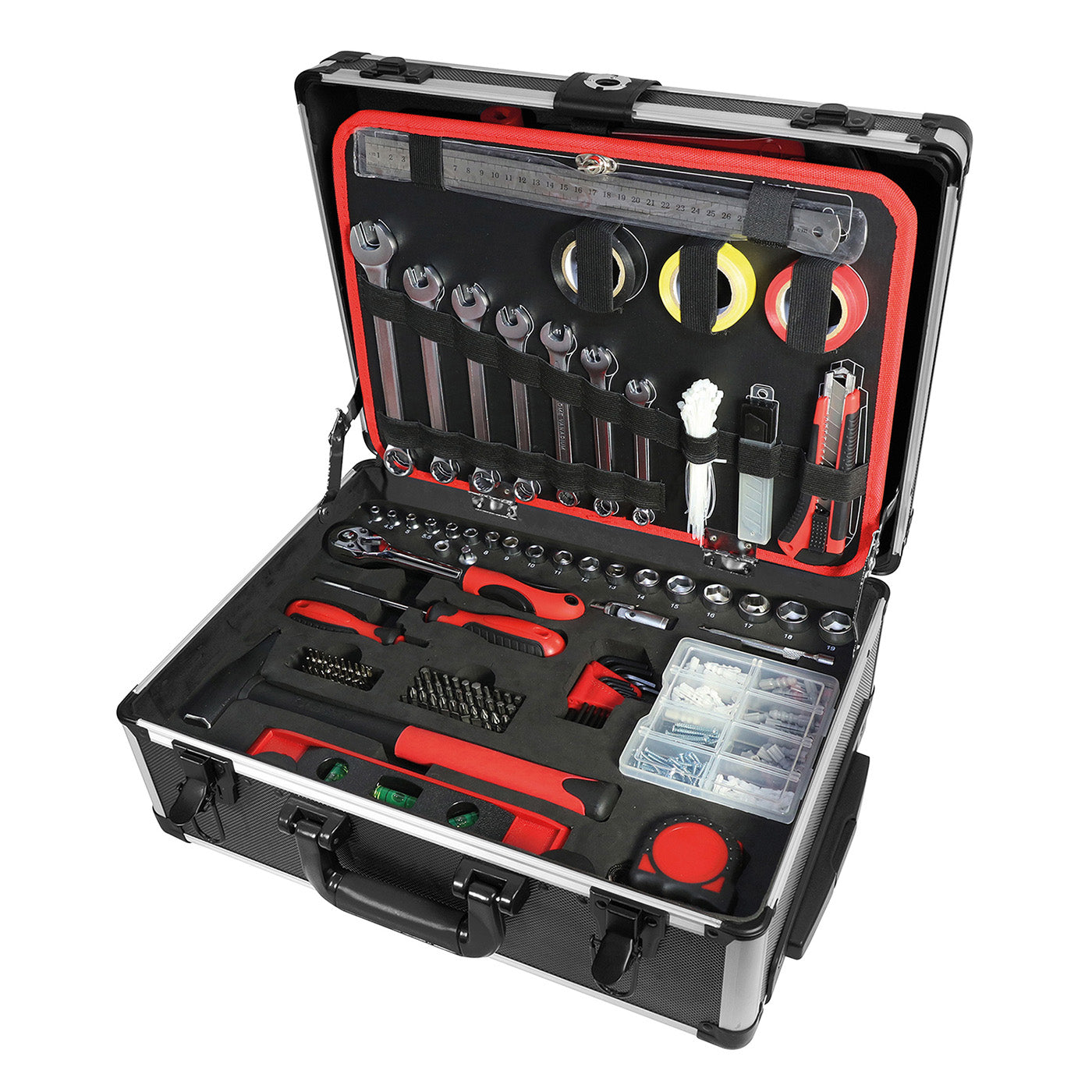 عربة أدوات ، 211 قطعة.