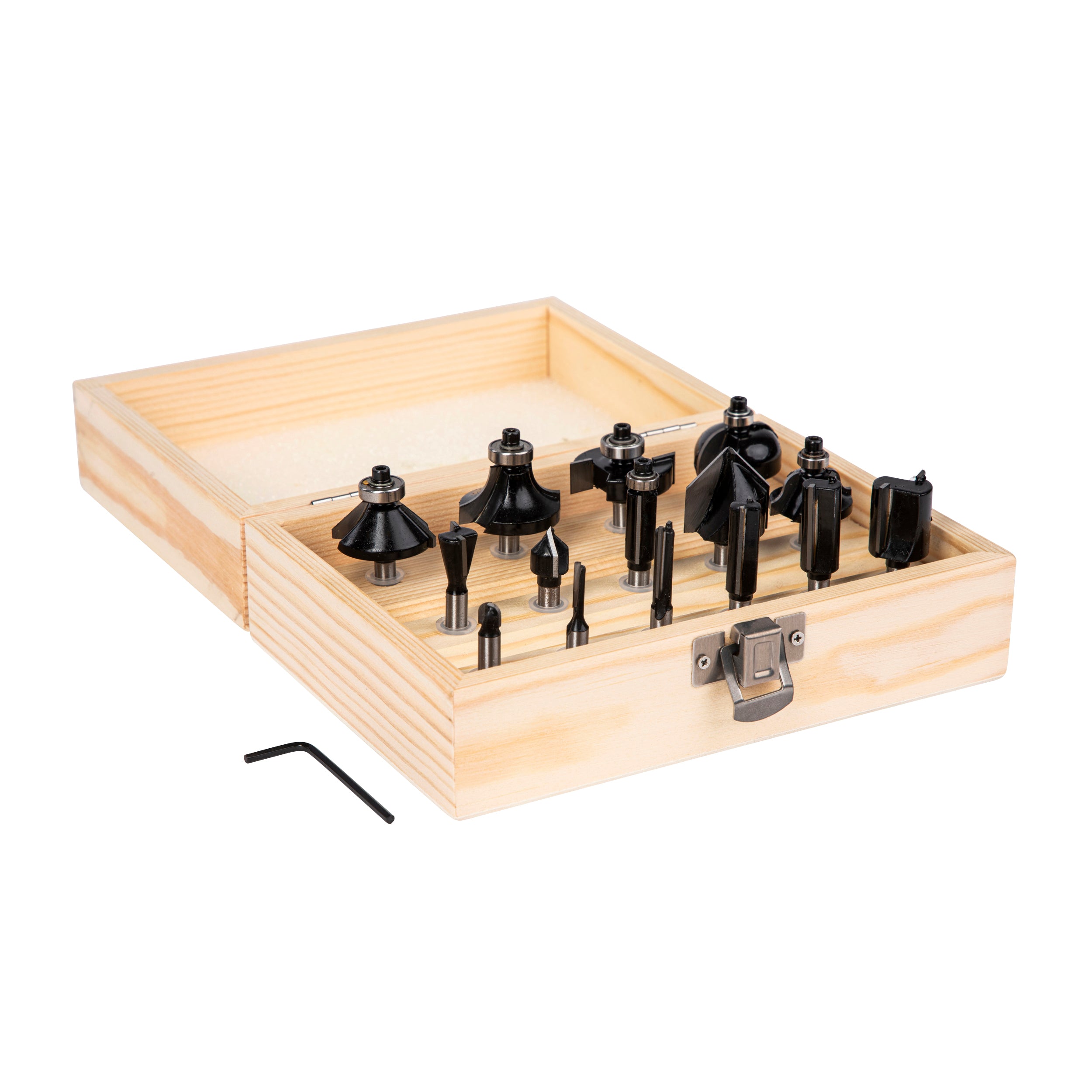 15 قطعة. طقم طحن بساق 6 مم