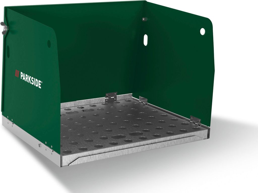 كشك لحام بارك سايد® »PSSK 50 A1«، نظام الطي والمكونات