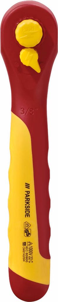 مجموعة مقبس بارك سايد® / مجموعة مقابس / سقاطة 3/8 بوصة (VDE Ratchet 10 مم 3/8 بوصة)