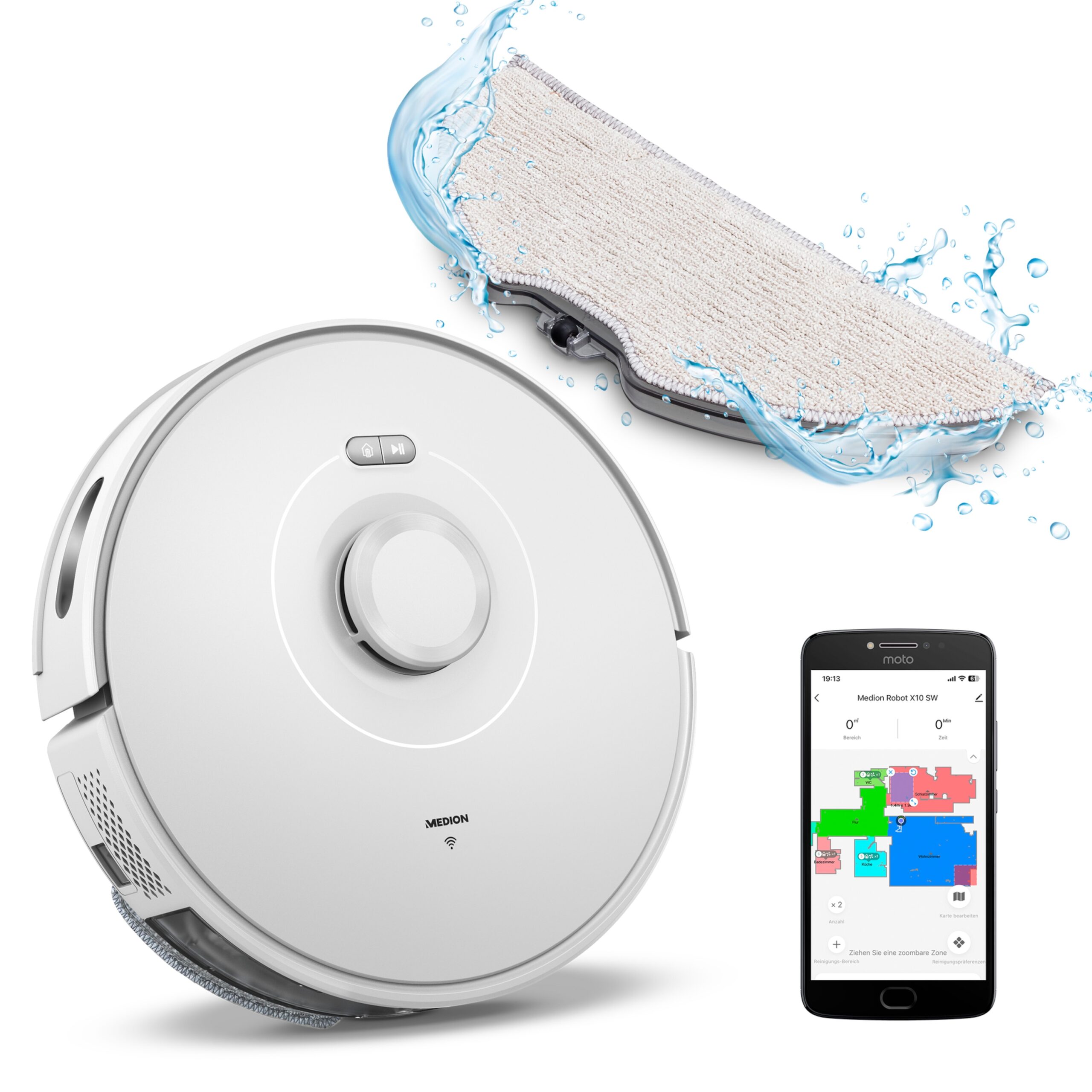 مكنسة كهربائية روبوت X10 SW