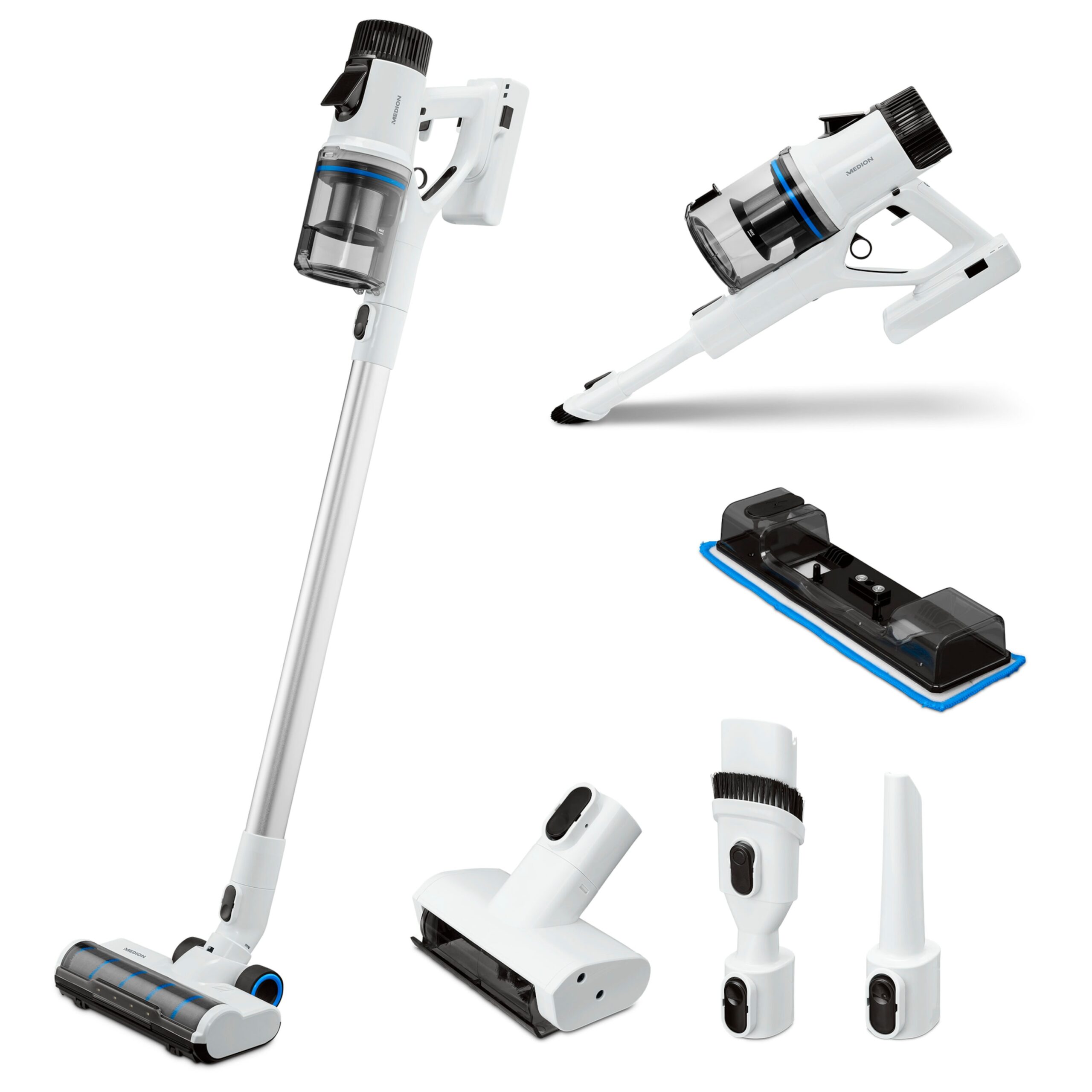 LIFE P350 W مكنسة كهربائية لاسلكية مع وظيفة المسح