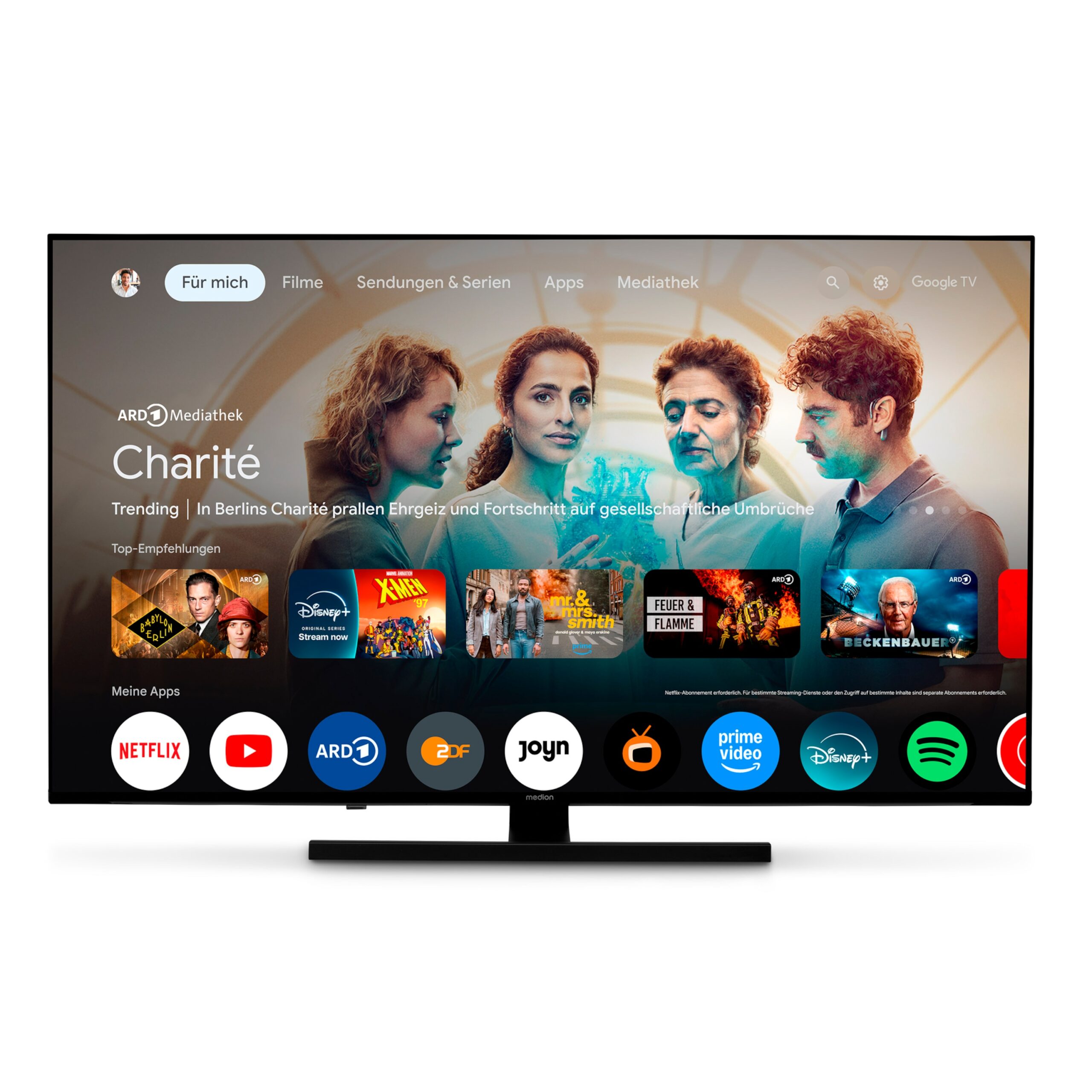 تلفزيون LIFE MD 855700 QLED Google™ TV