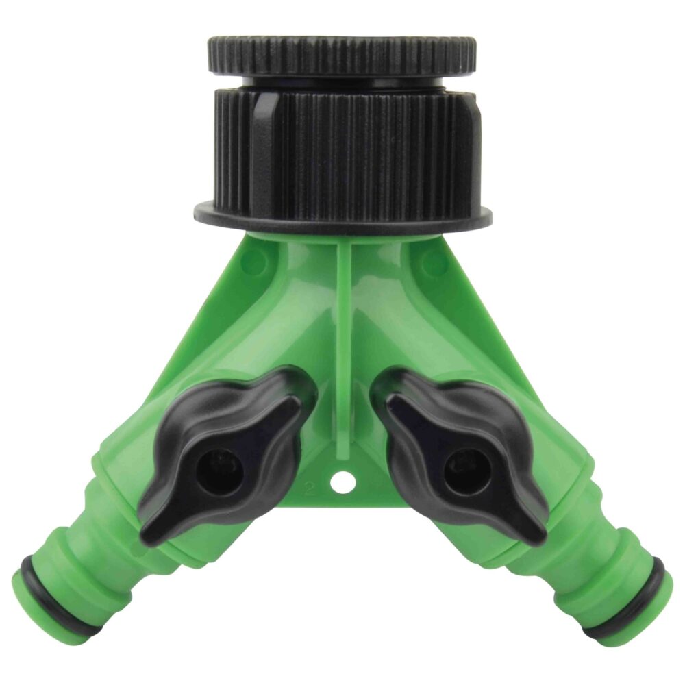 1 "موصل خرطوم 2 اتجاه، مع إغلاق واتحاد الجوز + المخفض 1 "إلى 3/4"